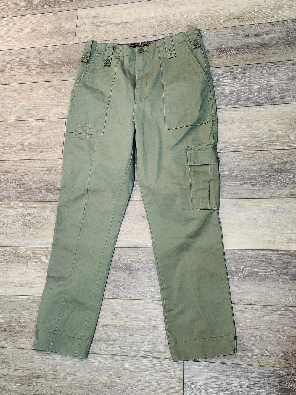 Marc Jacobs Military Olive Green Cargo Pants in a size 12 - Picture 5 of 10
